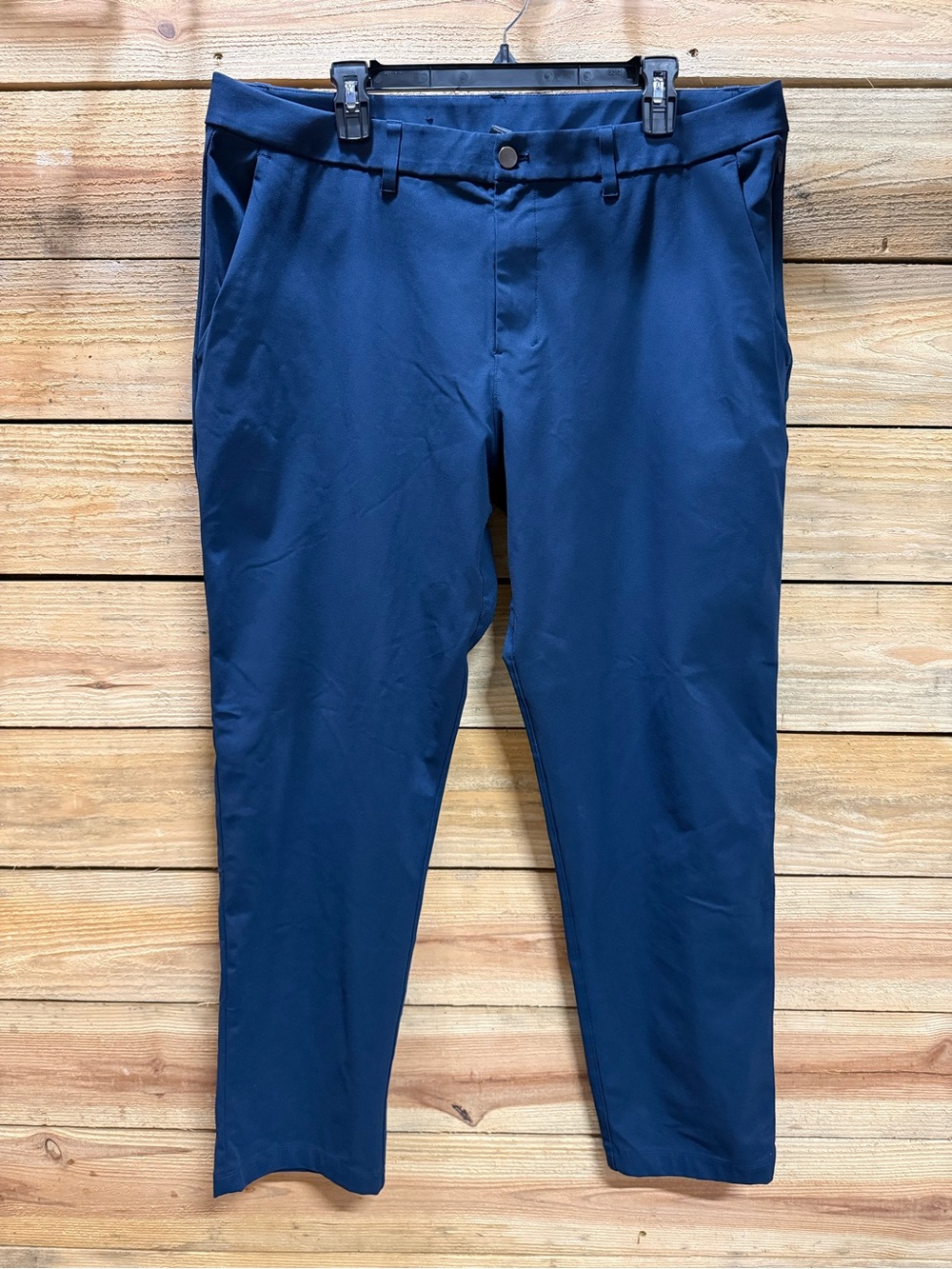 lululemon athletica ABC Classic Warpstreme Men’s Pants Trousers Navy 38x30